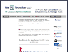 Tablet Screenshot of diepctechniker.de